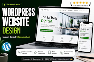 wordpress webseite erstellen lassen moderne business website auf deutsch, dsgv