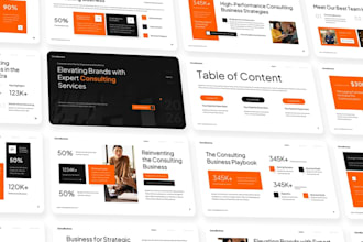 design an investor pitch deck, startups deck and investment deck presentation