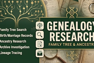 do genealogy research for your family tree