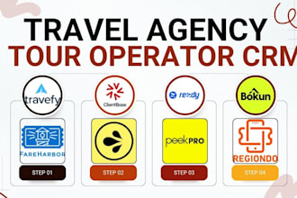 setup travefy clientbase rezdy bokun fareharbor tourwriter regiondo peek pro crm