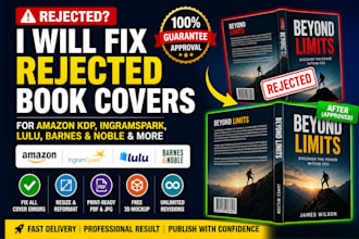 fix the margin, resize your kdp rejected book cover for amazon kdp
