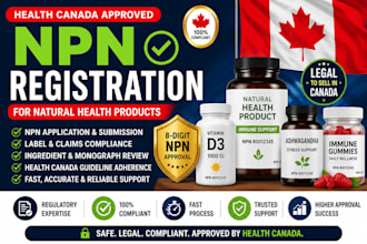 do canada npn registration for supplements and natural products