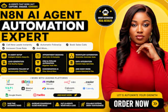 n8n ai voice ai agent workflow zapier makecom followup boss clawdbot open claw