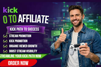 do kick promotion kick stream growth viral kick channel marketing kick affiliate