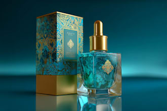 design creative box, pouch and label packaging design
