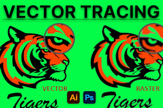 do vector tracing, redraw logo, convert image to vector, vectorize image