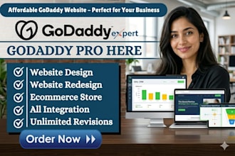 design godaddy website redesign godaddy website develop godaddy bluehost website