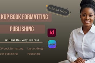 do book formatting for amazon KDP ebook book publishing paperback formatting