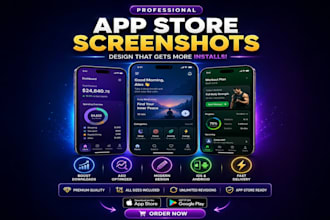 design app store screenshots for ios and android that increase conversion