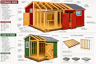 turn carpentry, furniture, DIY, shed woodworking project into build plan