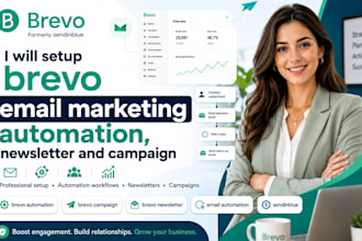 setup brevo CRM, email marketing automation and campaigns newsletter