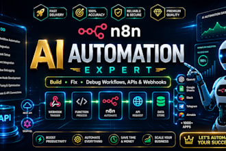 build, fix, debug your n8n ai automation workflows, API errors, http webhook