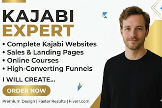 redesign high converting kajabi website for coaches, kajabi course sales funnel