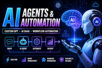 develop ai agents, custom gpt, ai saas, and autonomous workflow automation