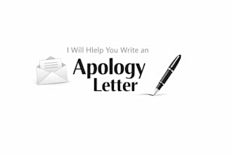 help you write a sincere and effective apology letter