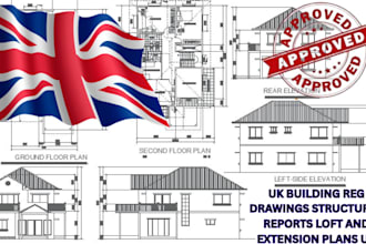uk building reg drawings structural reports loft and extension plans UK