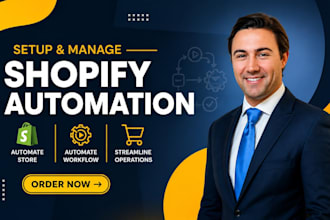 shopify automation, workflow setup, store operations, ecommerce automation