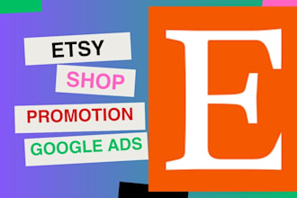 do etsy shop promotion, pinterest, google ads, etsy seo to boost etsy sales