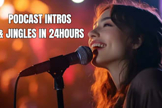 produce a catchy custom jingle for your business or podcast in 24hours