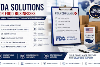 file fda prior notice fda compliance US agent fsvp