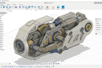create parametric 3d cad models using solidworks and fusion360