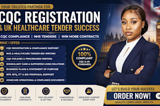 handle your cqc registration, healthcare tender, nhs bid and UK care compliance
