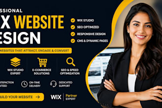 design or fix wix website, wix studio, SEO, cms and responsive layout issues