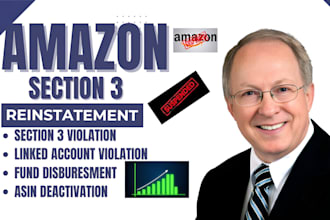 write amazon reinstatement appeal letter poa for section 3 suspension