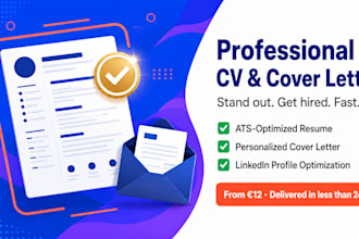 write, edit and upgrade your ats winning resume and CV