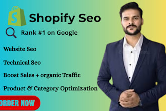 shopify store seo for increasing ranking, sales, and traffic