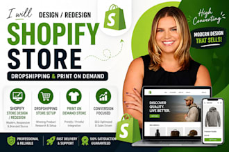 shopify store design shopify store redesign shopify dropshipping store design