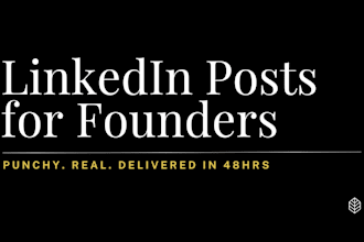 write viral linkedin posts for founders and coaches