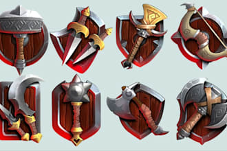 create custom roblox icon, game icon, roblox gfx,game art and UI design