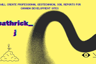 create professional geotechnical soil reports for canada development site