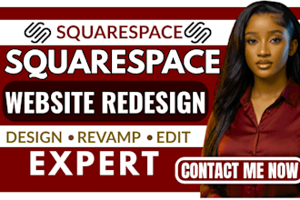 design, redesign or revamp your squarespace website