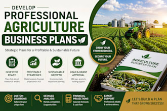 develop a professional agriculture business plans