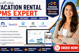 setup cloudbeds beds24 hostaway apaleo and amenitiz pms