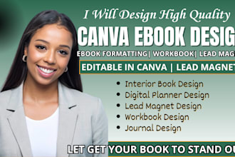 design canva ebook design PDF lead magnet PDF workbook design ebook formatting