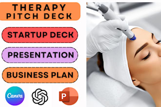 design investor ready physical therapy pitch deck therapy presentation design