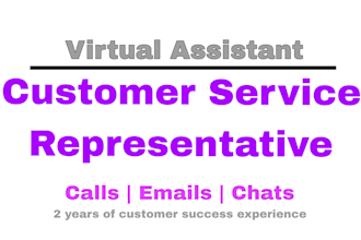be a customer service advisor