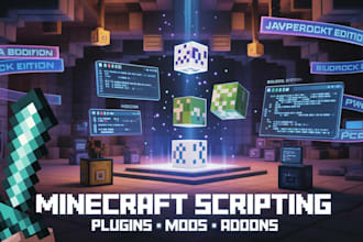 create minecraft scripts plugins mods and bedrock addons