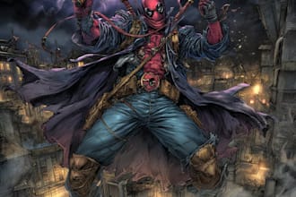 superhero character for comics