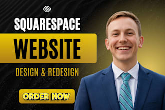 build squarespace website design or redesign squarespace seo website development