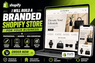 build a branded shopify store for your business