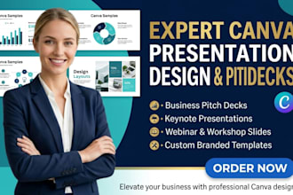 do easy to understand canva presentation design investor pitch deck google slide