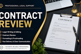 translate and review contracts professionally