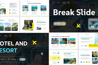 design hotel presentation pitch deck resort business branding proposal slides