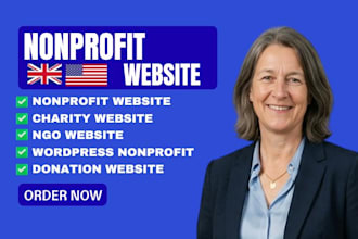 build redesign and optimize nonprofit or charity wordpress website