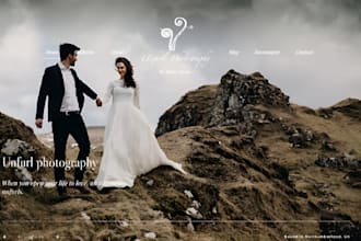 design art gallery website, art portfolio, photography squarespace wix website