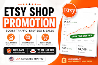 do etsy shop promotion to boost etsy traffic , etsy SEO and etsy sales
